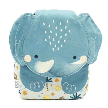 Sac à dos maternelle et crèche animaux Beige+Bleu+Rouge+Vert 7 - vertbaudet enfant 