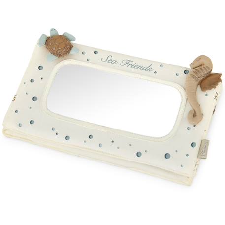 Miroir position ventrale sea garden Bleu, marron, écru 2 - vertbaudet enfant 