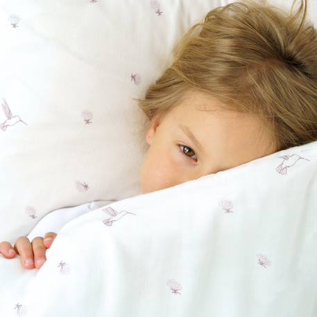 Parure de lit gaze de coton bio Colibri 3 - vertbaudet enfant 
