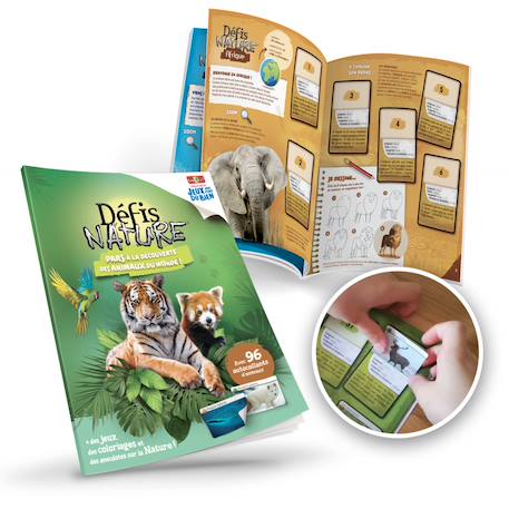 Pack album 'les animaux du monde' -  fabriqué en france MULTICOLORE 3 - vertbaudet enfant 