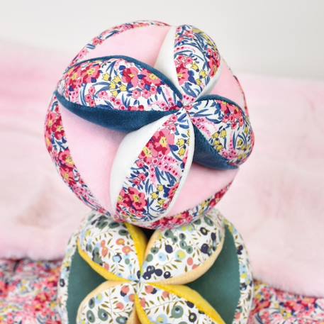 Balle de préhension boh'aime faon (15 cm) Rose 4 - vertbaudet enfant 