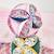 Balle de préhension boh'aime faon (15 cm) Rose 4 - vertbaudet enfant 