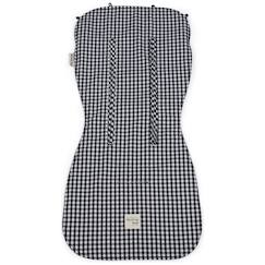Puériculture-Poussette-Accessoire, habillage pluie-Assise poussette i love vichy noir