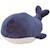 Porte-clé peluche nemu nemu kanaroa la baleine (13 cm) Bleu, blanc 1 - vertbaudet enfant 