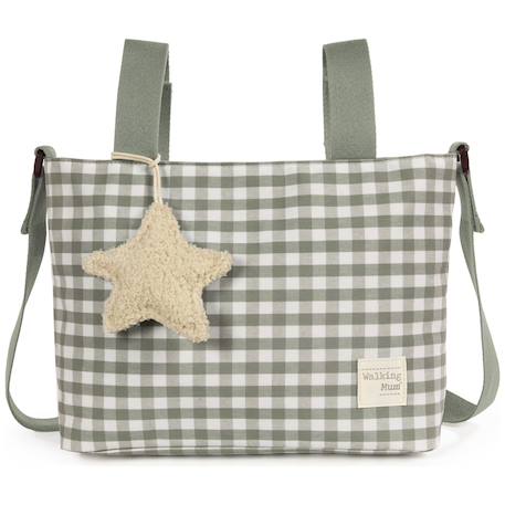 Sac à poussette crossbody caetana sand Beige+Vert 7 - vertbaudet enfant 