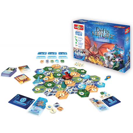 Jeu de cartes - le grand jeu défis nature fantastique -  fabriqué en france MULTICOLORE 2 - vertbaudet enfant 