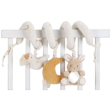 Spirale d'activité little farm Multicolore+Rose, beige+Rose, beige, bois 1 - vertbaudet enfant 