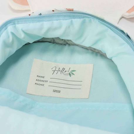 Sac à dos maternelle et crèche animaux Beige+Blanc+Rouge 12 - vertbaudet enfant 