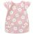 Bavoir intégral en tissu imperméable fleurs rose et blanc (6-24 mois) Rose, blanc 1 - vertbaudet enfant 