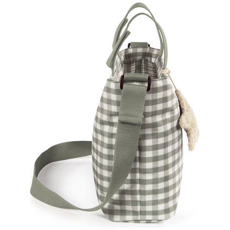 Sac à poussette crossbody caetana sand Beige+Vert 11 - vertbaudet enfant 