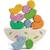 Jeu d'équilibre bébés oiseaux en bois Beige, jaune, rose 1 - vertbaudet enfant 