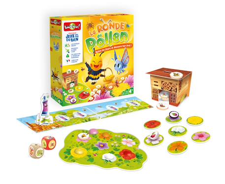 Jeu de cartes - la course au pollen -  fabriqué en france MULTICOLORE 2 - vertbaudet enfant 
