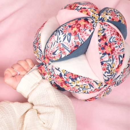 Balle de préhension boh'aime faon (15 cm) Rose 2 - vertbaudet enfant 