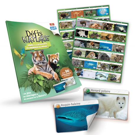 Pack album 'les animaux du monde' -  fabriqué en france MULTICOLORE 2 - vertbaudet enfant 