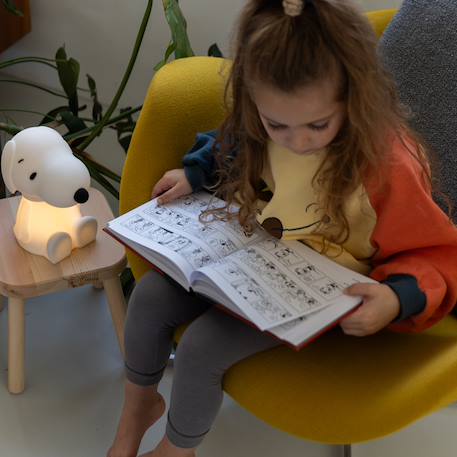 Veilleuse snoopy rechargeable Blanc, noir 6 - vertbaudet enfant 