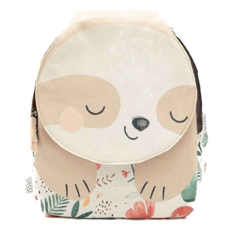 Sac à dos maternelle et crèche animaux Beige+Bleu+Rouge+Vert 1 - vertbaudet enfant 