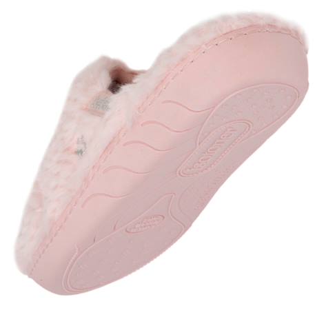 Chaussons mules en matière douce, semelle ergonomique confort Rose 5 - vertbaudet enfant 