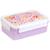 Lunch box fleurs du jardin Violet, blanc, jaune 1 - vertbaudet enfant 
