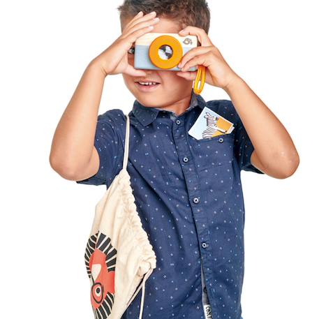Kit aventure safari en bois Rouge, beige, bleu 2 - vertbaudet enfant 