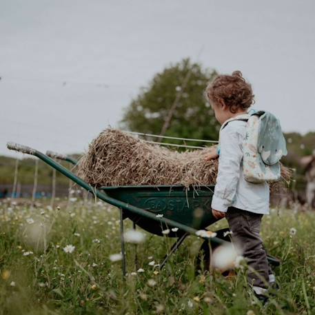 Sac à dos maternelle et crèche animaux Beige+Bleu+Rouge+Vert 11 - vertbaudet enfant 