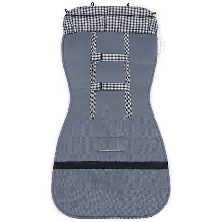 Assise poussette i love vichy noir Noir 5 - vertbaudet enfant 