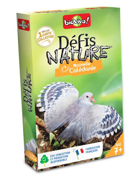 Jeu de cartes - défis nature -  nouvelle calédonie 1 -  fabriqué en france MULTICOLORE 1 - vertbaudet enfant 