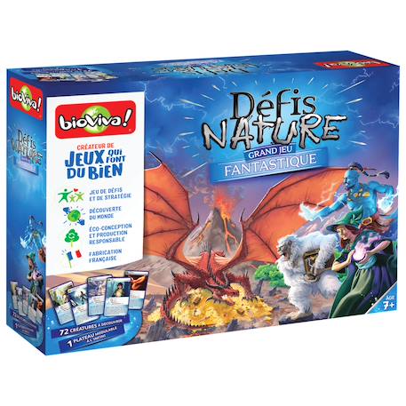 Jeu de cartes - le grand jeu défis nature fantastique -  fabriqué en france MULTICOLORE 1 - vertbaudet enfant 
