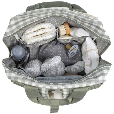 Sac à dos caetana sand Beige+Vert 10 - vertbaudet enfant 