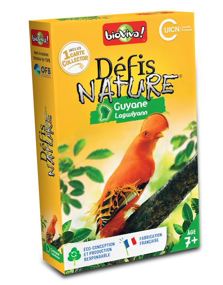 Jeu de cartes - défis nature -  guyane -  fabriqué en france MULTICOLORE 1 - vertbaudet enfant 