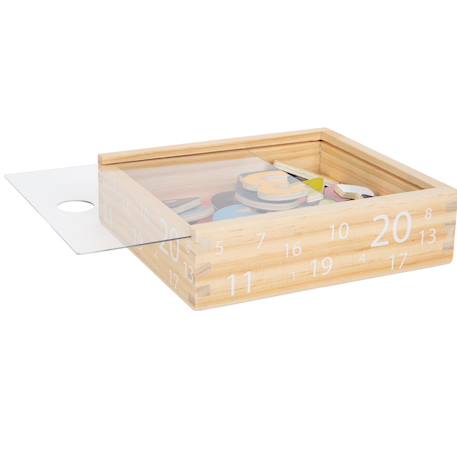 Chiffres magnétiques colorés Beige 6 - vertbaudet enfant 