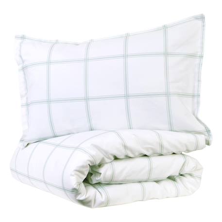 Parure de lit percale coton bio Marceau+Oscar+Petits cœurs 5 - vertbaudet enfant 