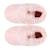 Chaussons bottillons à fermeture à scratch, bon maintien du pied, semelle antidérapante Rose 2 - vertbaudet enfant 