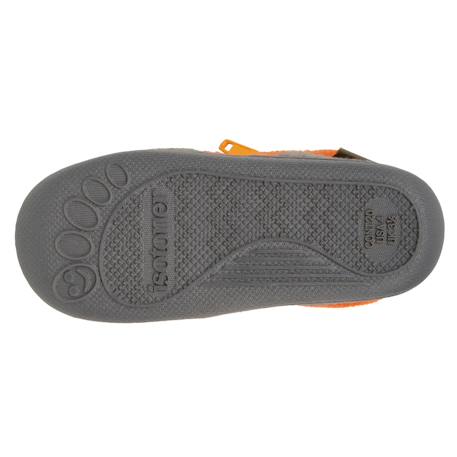 Chaussons bottillons à zip, faciles à enfiler, bon maintien du pied, semelle antidérapante Kaki chiné 4 - vertbaudet enfant 