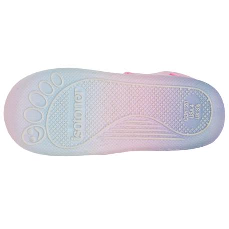 Chaussons bottillons à zip, faciles à enfiler, bon maintien du pied, semelle antidérapante Rose 4 - vertbaudet enfant 