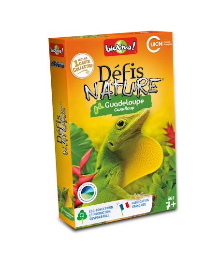 Jeu de cartes - défis nature -  guadeloupe -  fabriqué en france MULTICOLORE 1 - vertbaudet enfant 