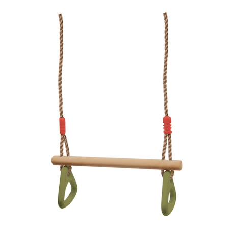 Balançoire avec anneaux Beige 1 - vertbaudet enfant 