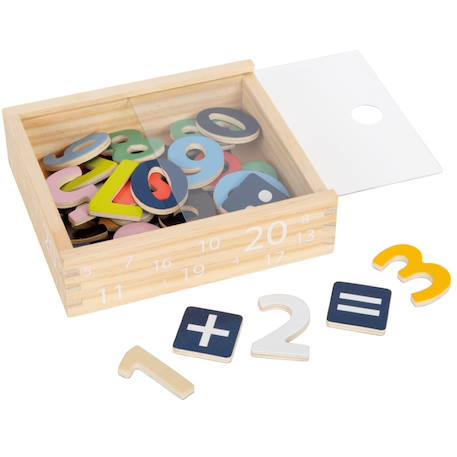Chiffres magnétiques colorés Beige 1 - vertbaudet enfant 