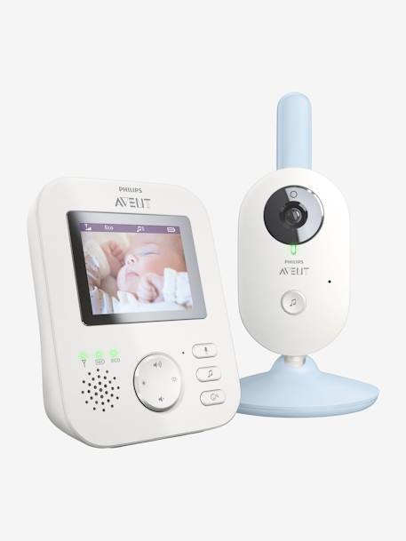 Ecoute-bébé vidéo numérique Philips AVENT FHSS SCD835 bleu 1 - vertbaudet enfant 