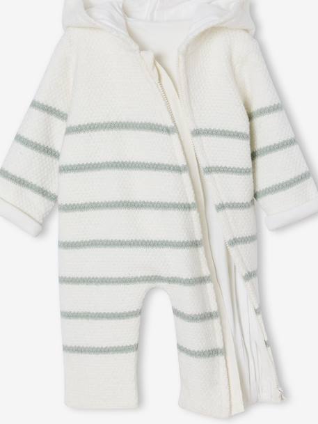 Ensemble bébé combinaison + chaussettes coffret cadeau naissance vert sauge 4 - vertbaudet enfant 