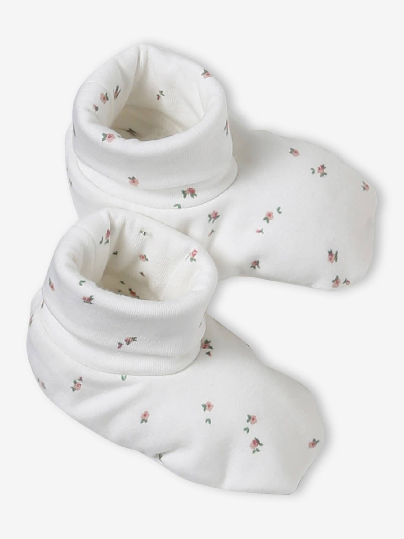 Ensemble Bonnet, Moufles, Chaussons Bébé 0/1 Mois – Coton Bio, Doux, Avec Pochon Rose Cadeau