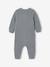 Combinaison naissance en tricot texturé vert de gris 4 - vertbaudet enfant 