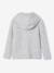 Gilet zippé à capuche garçon gris chiné 2 - vertbaudet enfant 