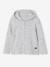Gilet zippé à capuche garçon gris chiné 1 - vertbaudet enfant 