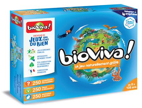 Jeu de société - jeu de plateau familial - Bioviva le jeu - fabriqué en france MULTICOLORE 1 - vertbaudet enfant 