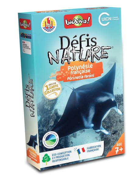 Jeu de cartes - défis nature -  polynésie  -  fabriqué en france MULTICOLORE 1 - vertbaudet enfant 