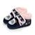 Chaussons bottillons à fermeture à scratch, bon maintien du pied, semelle antidérapante Marine 1 - vertbaudet enfant 