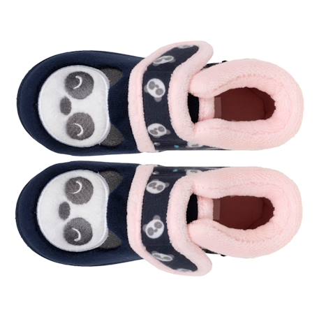 Chaussons bottillons à fermeture à scratch, bon maintien du pied, semelle antidérapante Marine 2 - vertbaudet enfant 