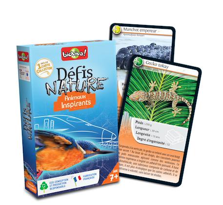 Jeu de cartes - défis nature -  animaux inspirants -  fabriqué en france MULTICOLORE 2 - vertbaudet enfant 