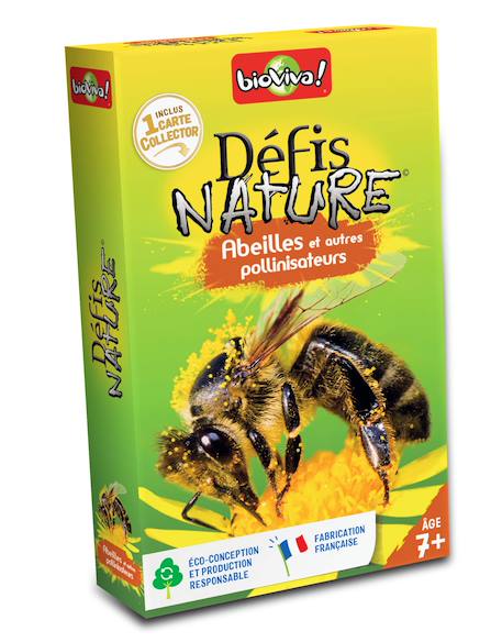 Jeu de cartes - défis nature -  abeilles & pollinisateurs -  fabriqué en france MULTICOLORE 1 - vertbaudet enfant 