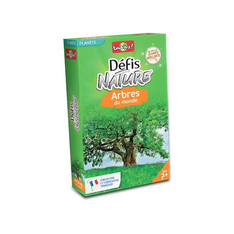 Jeu de cartes - défis nature -  arbres -  fabriqué en france MULTICOLORE 1 - vertbaudet enfant 